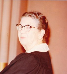 Bjorg Isfeld, organist from 1950-1970