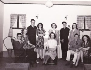 Young People's Society production of Hot Water, 1945