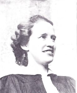 Snjolaug Sigurdson, organist from 1935-1945 (and also 1970-1978)