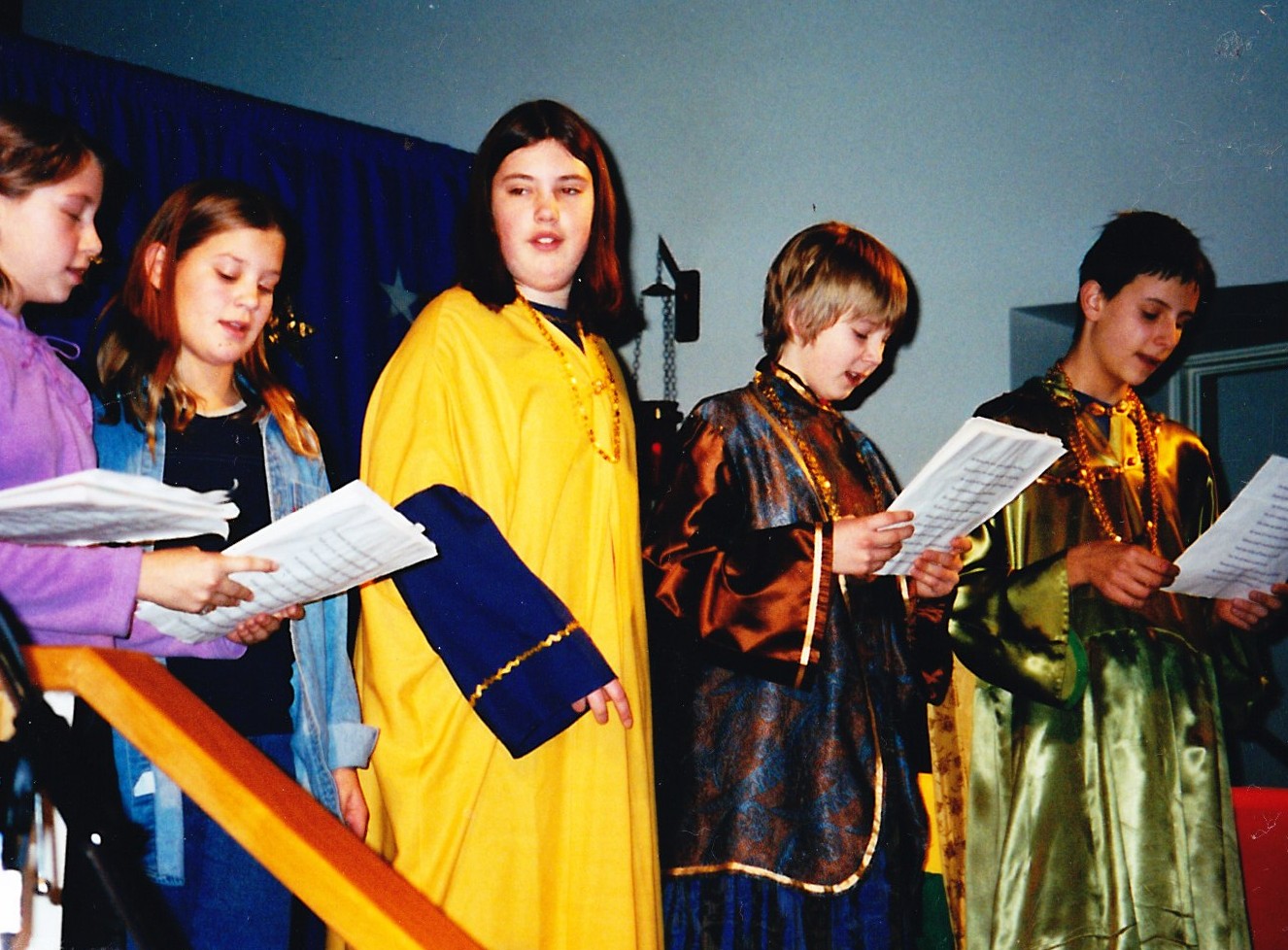Sunday School Christmas Concert, 1992
